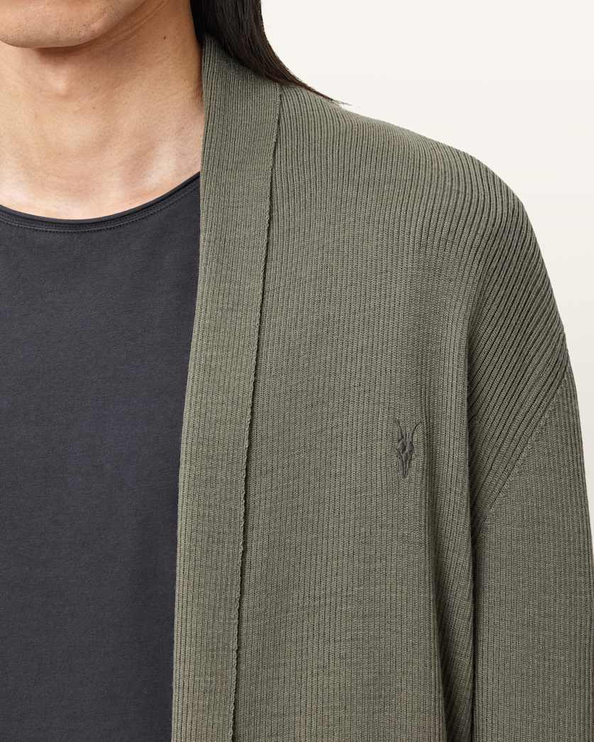 Mode Merino Wool Ramskull Open Cardigan