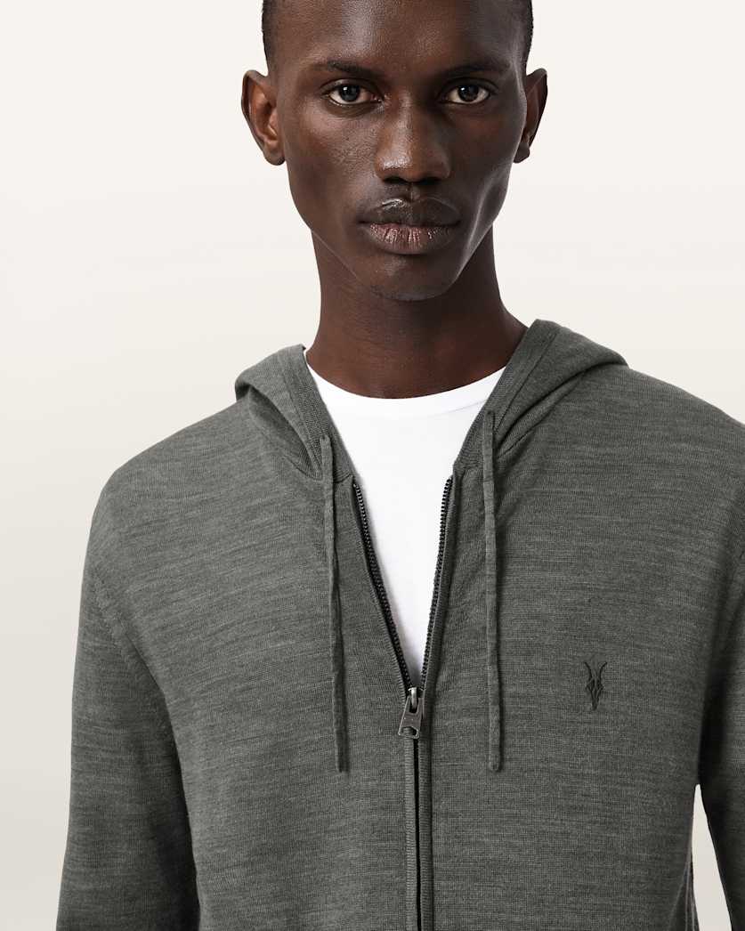 Mode Merino Zip Up Ramskull Hoodie