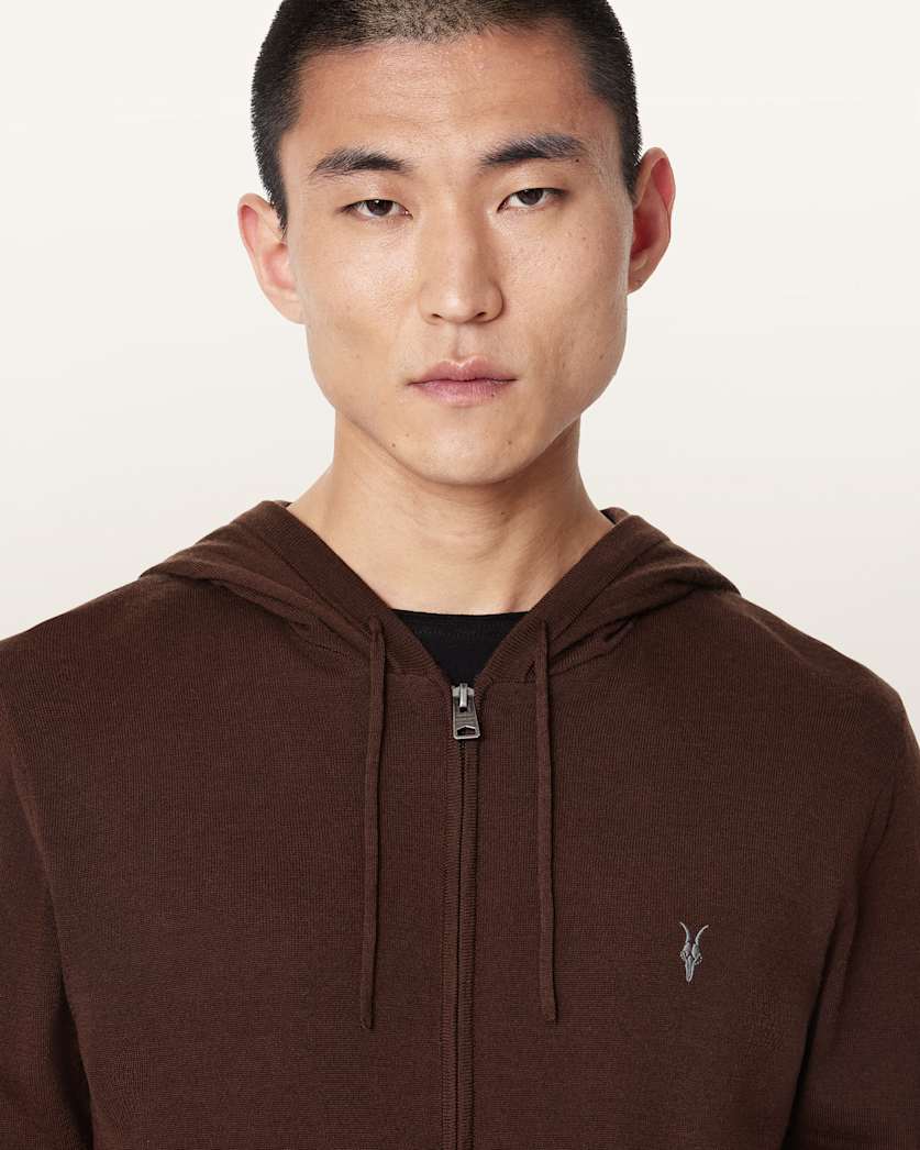 Mode Merino Zip Up Ramskull Hoodie