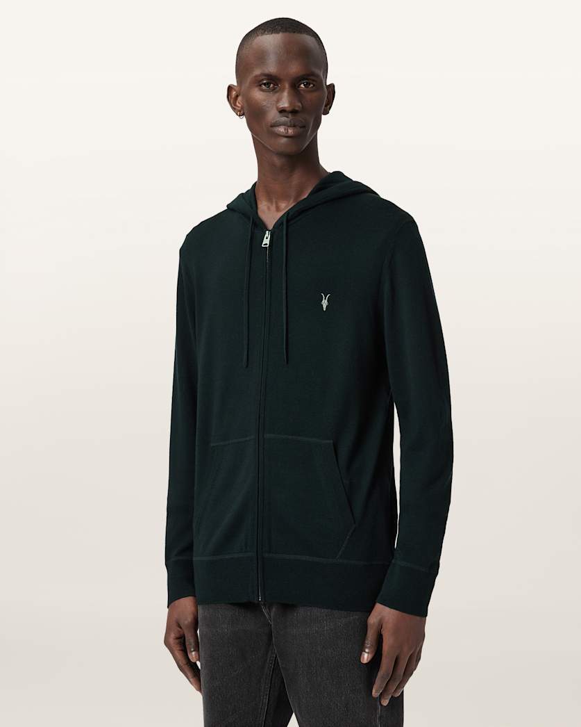 Mode Merino Zip Up Ramskull Hoodie
