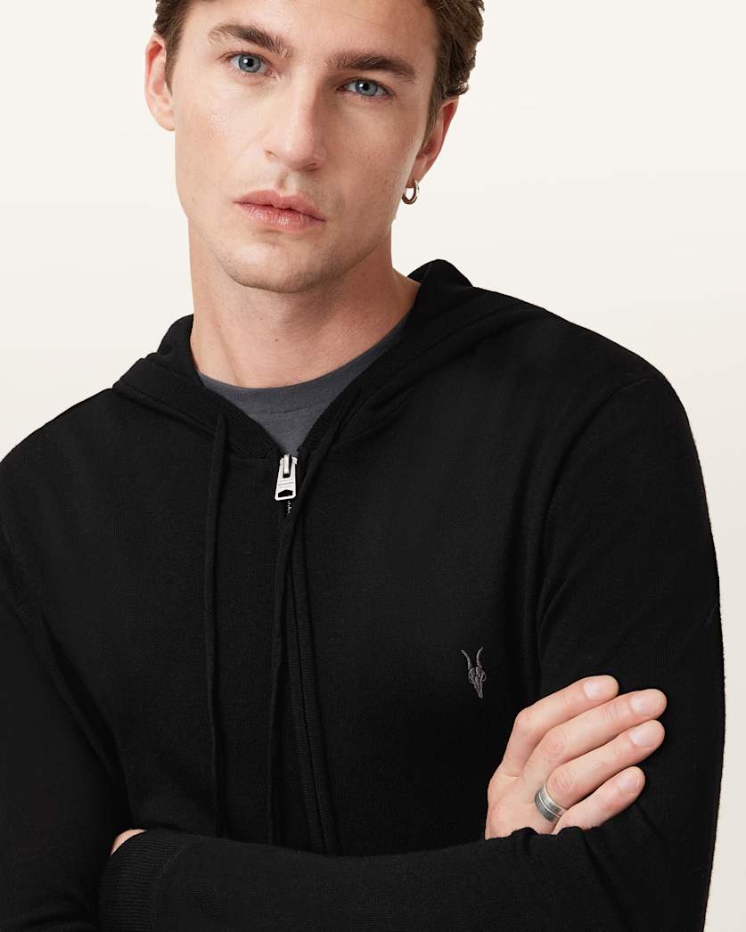 Mode Merino Zip Up Ramskull Hoodie