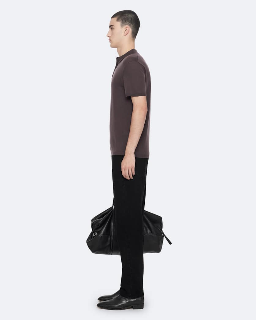 Mode Merino Short Sleeve Ramskull Polo Shirt