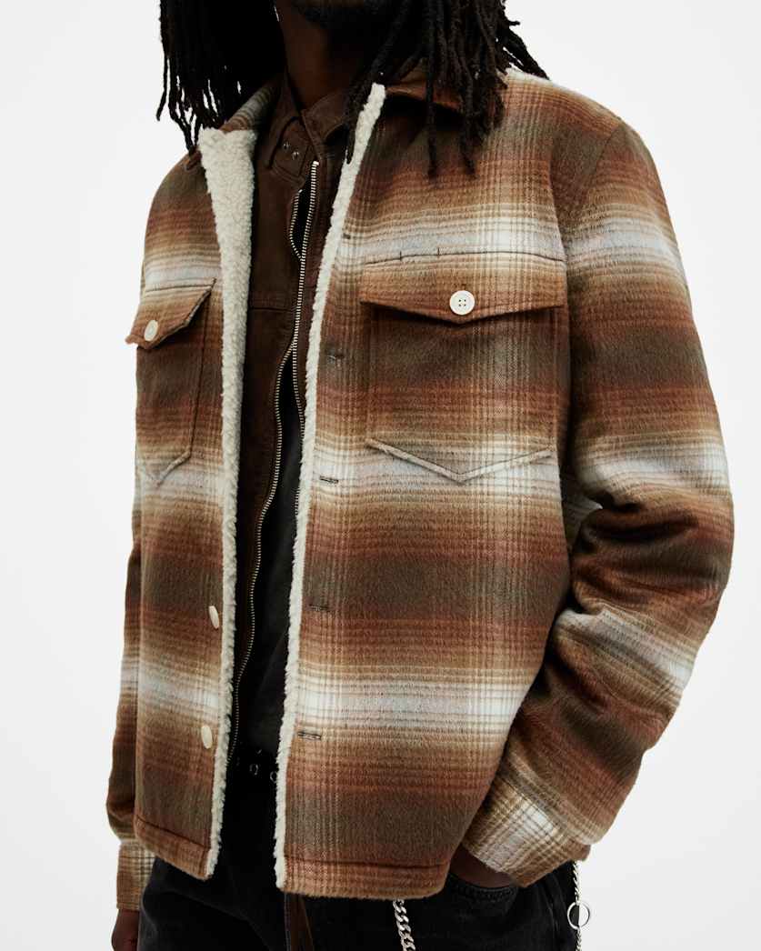 Ormond Checked Sherpa Jacket