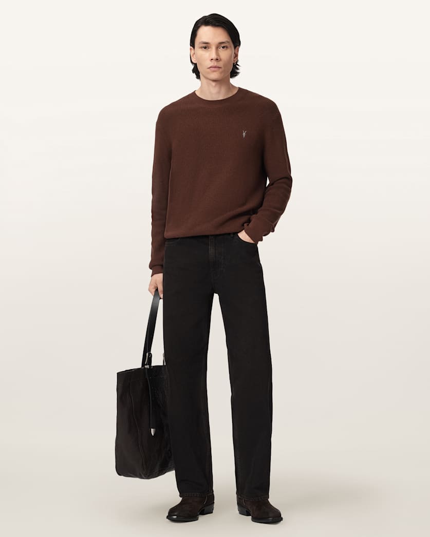 Aspen Waffle Crew Neck Jumper