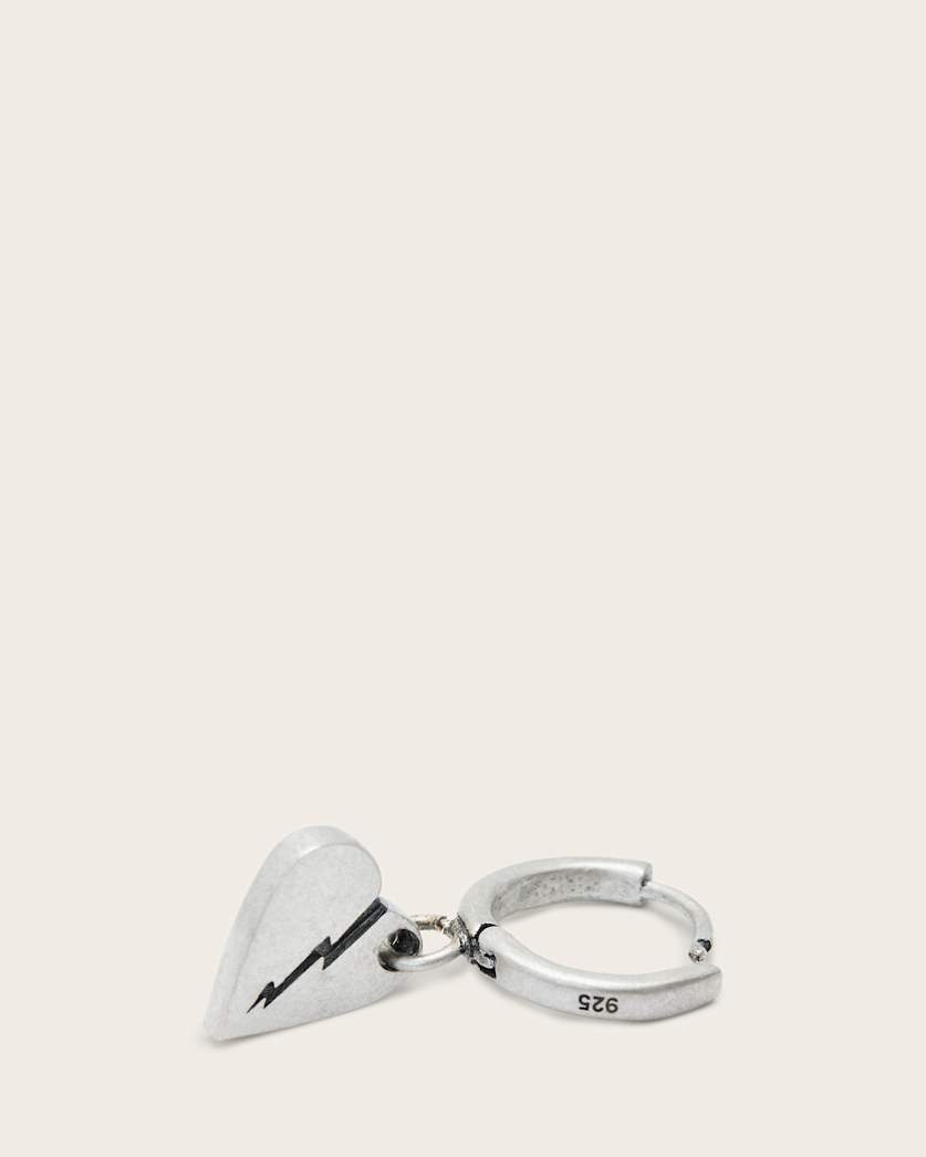 Split Heart Hoop Earring