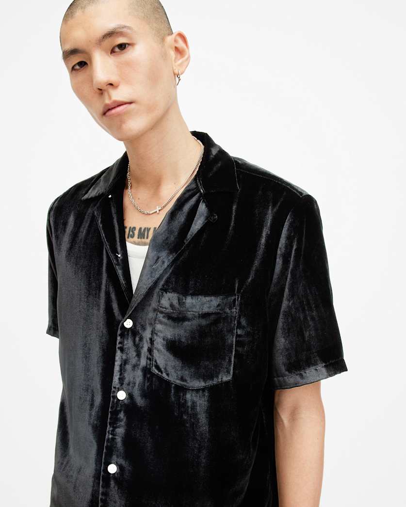 Runa Velvet Relaxed Fit Shirt