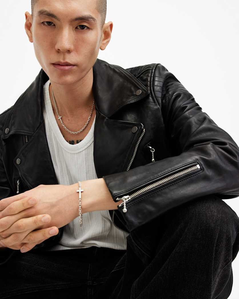 Layden Mixed Chain Cross Necklace