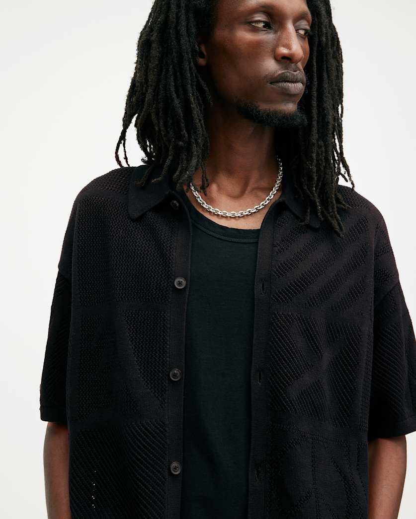 Palma Open Stitch Short Sleeve Cardigan