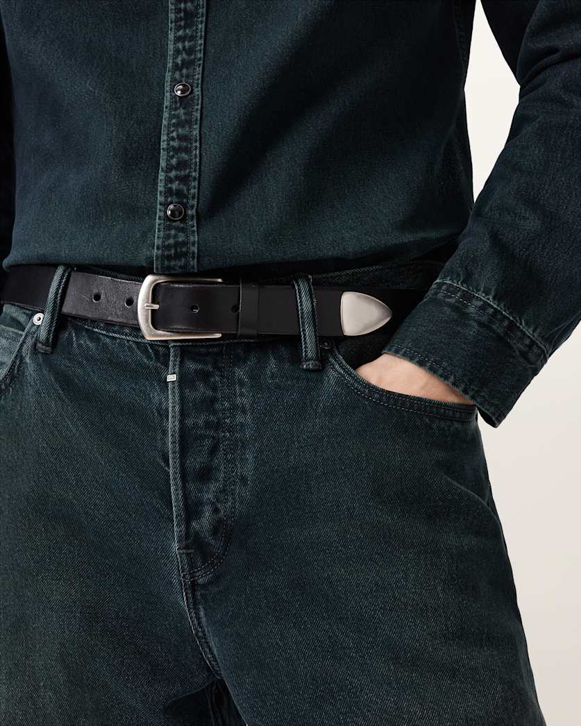 Kane Leather Western Belt