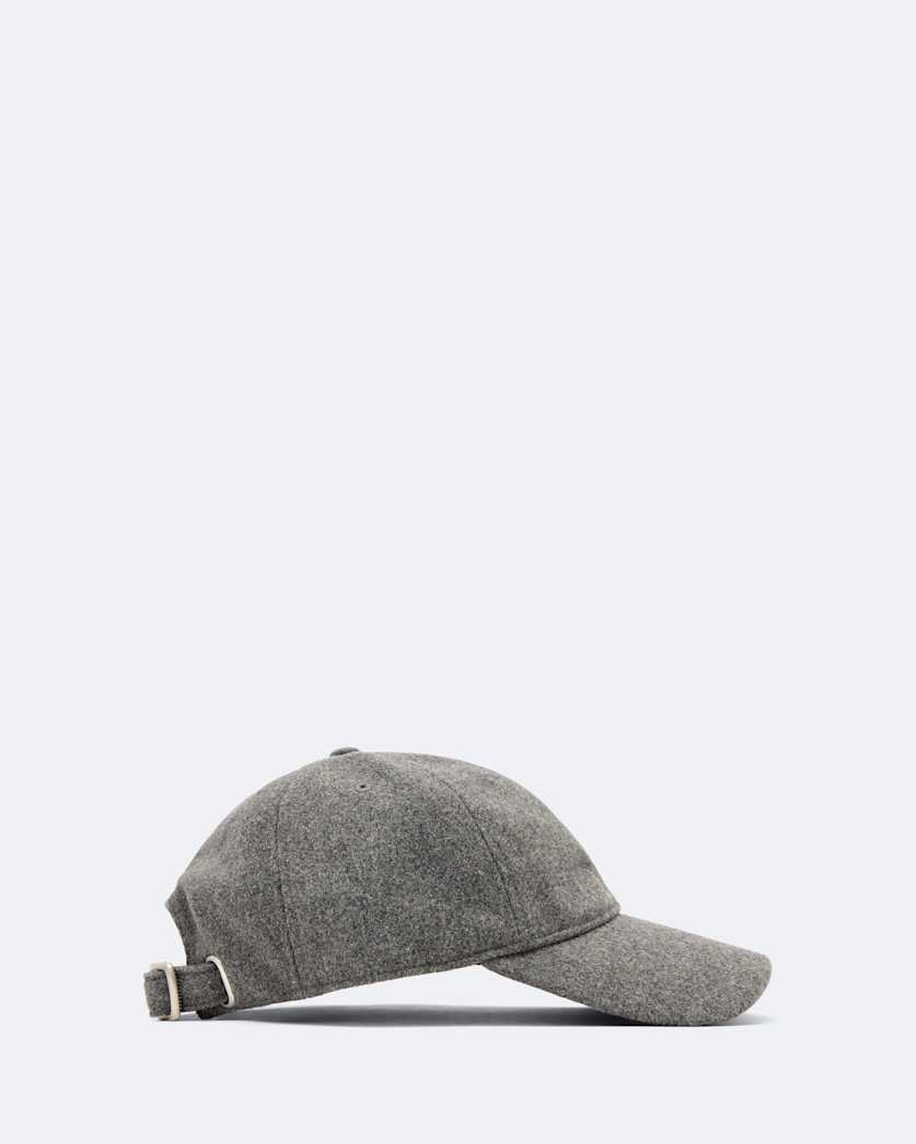 Wool-blend baseball cap