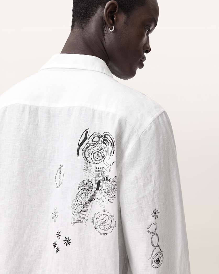 Terror Long Sleeve Linen Shirt