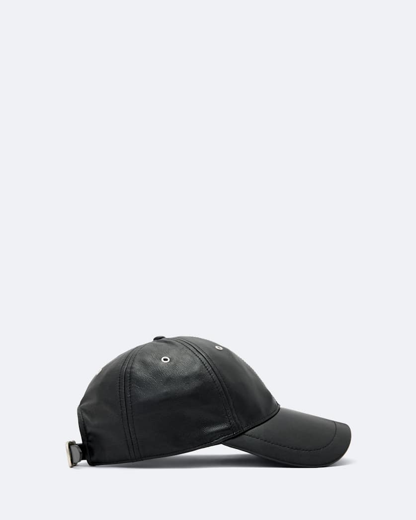Leather Baseball Cap