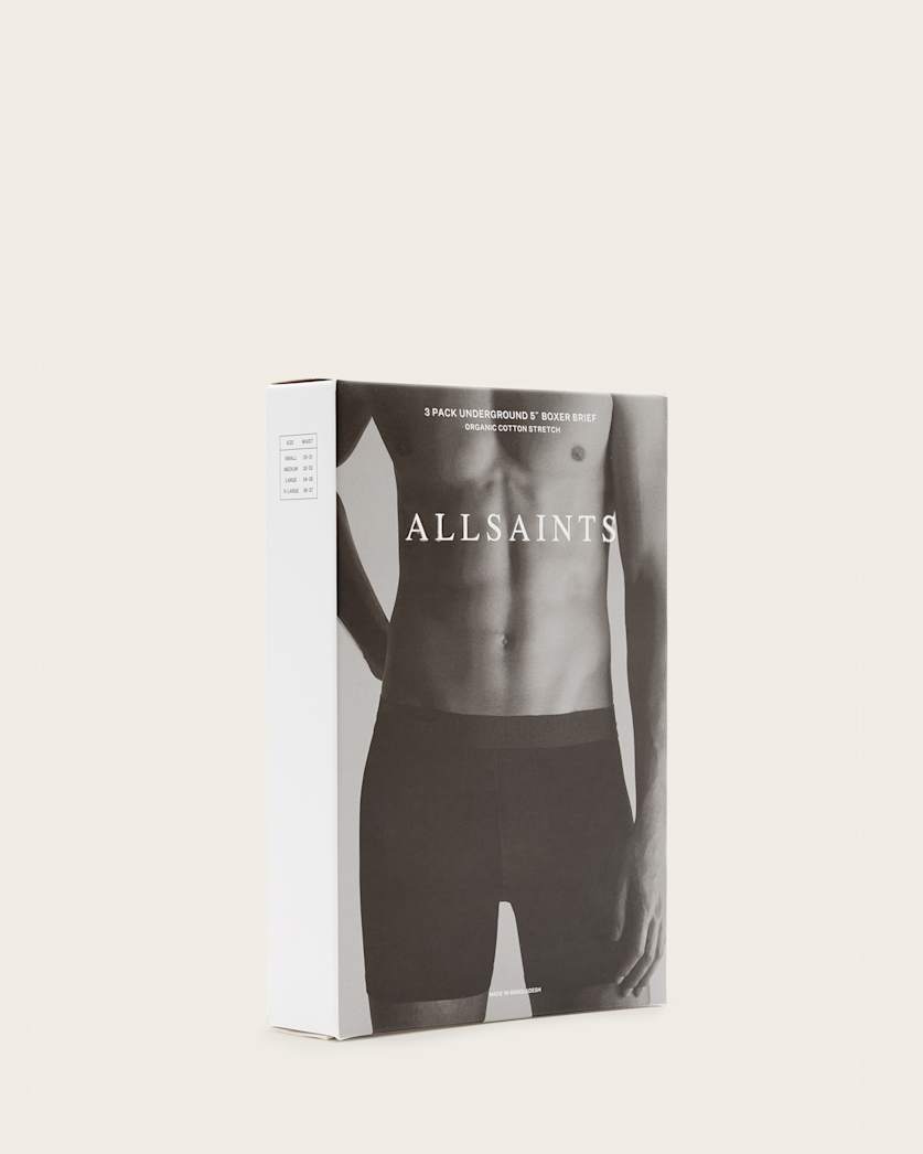 AllSaints Logo Boxer Briefs 3 Pack