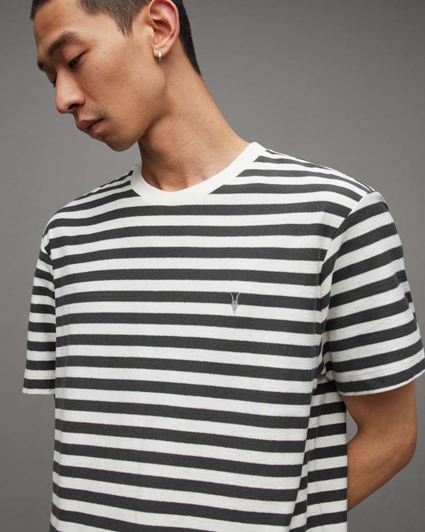 Barrett Striped Ramskull Crew T-Shirt