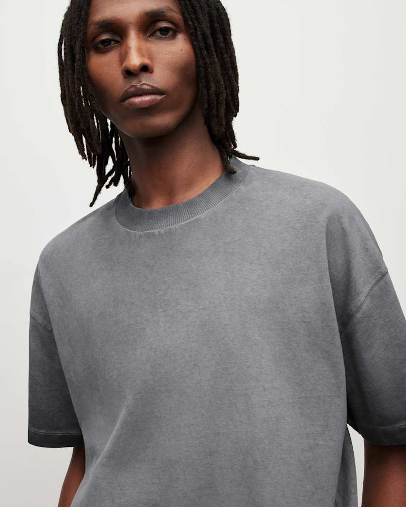 Parc Oversized Oil Effect Crew T-Shirt