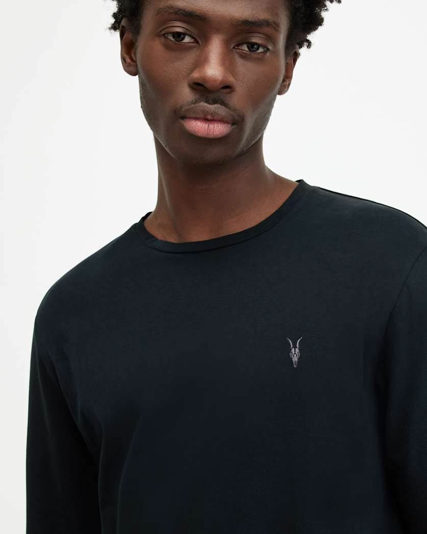 Brace Brushed Cotton Long Sleeve T-Shirt