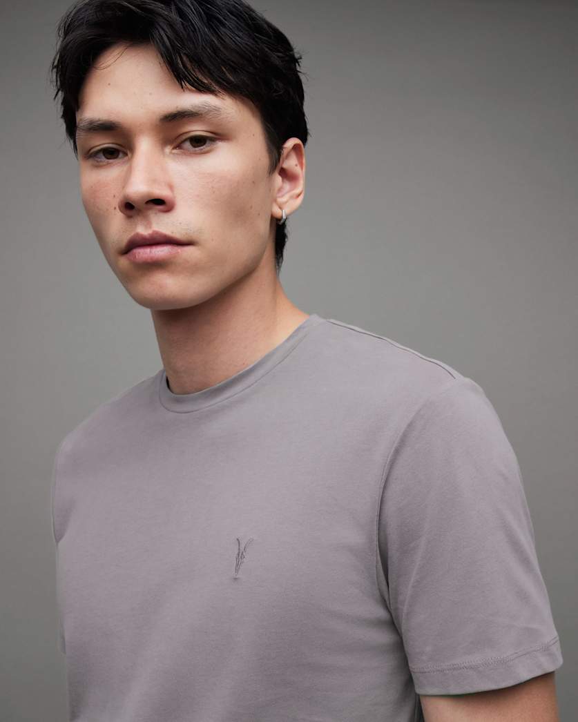 Brace Brushed Cotton Crew Neck T-Shirt