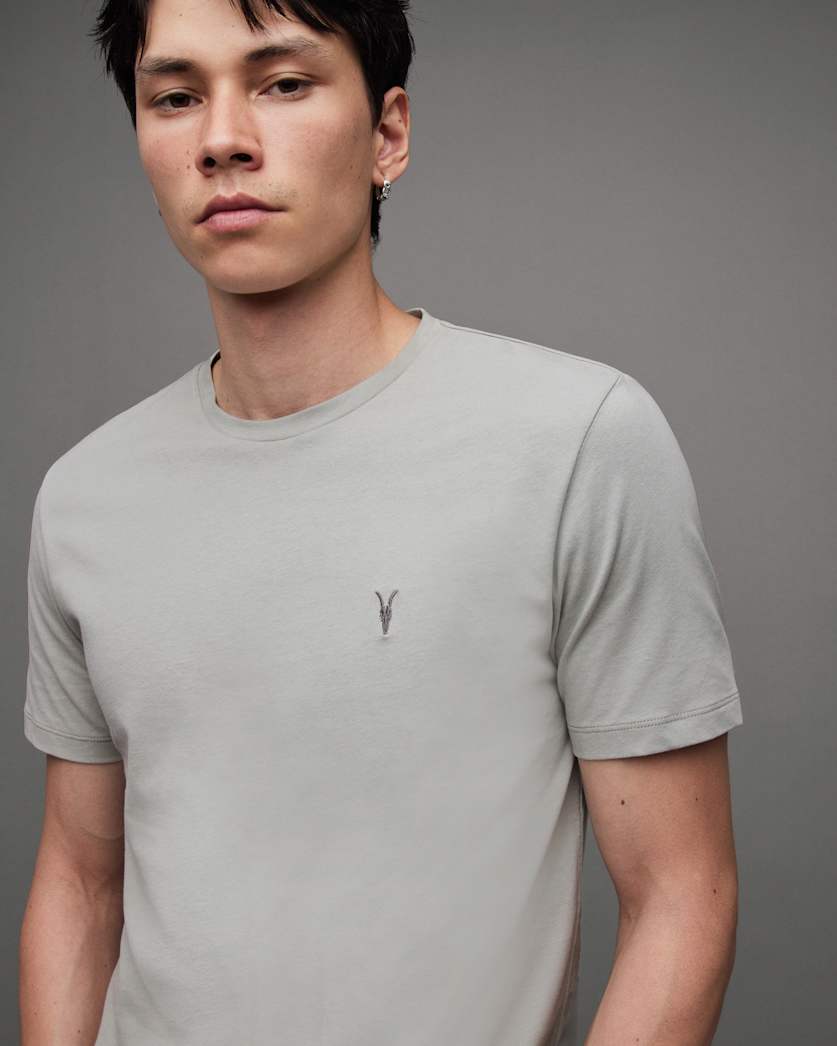 Brace Brushed Cotton Crew Neck T-Shirt