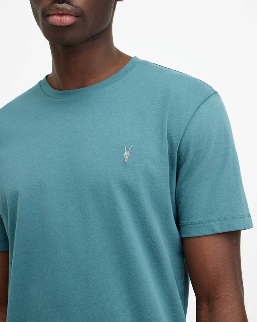 Brace Brushed Cotton Crew Neck T-Shirt