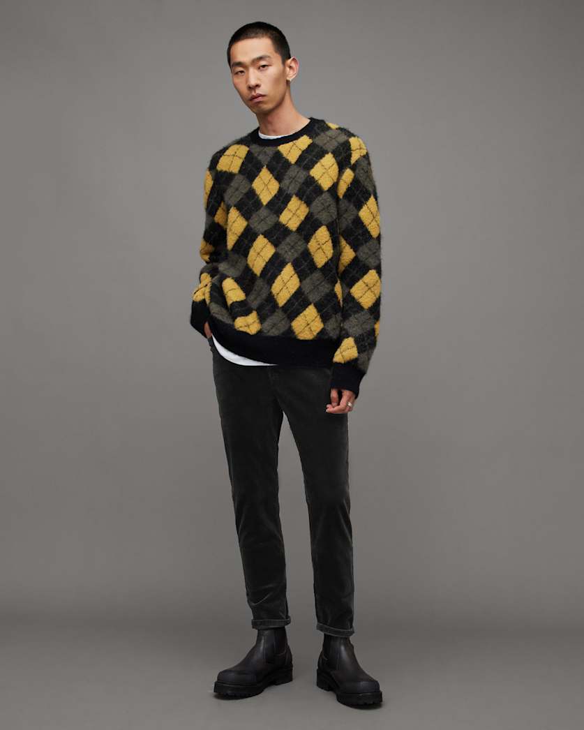 Dean Slim Fit Cropped Corduroy Jeans