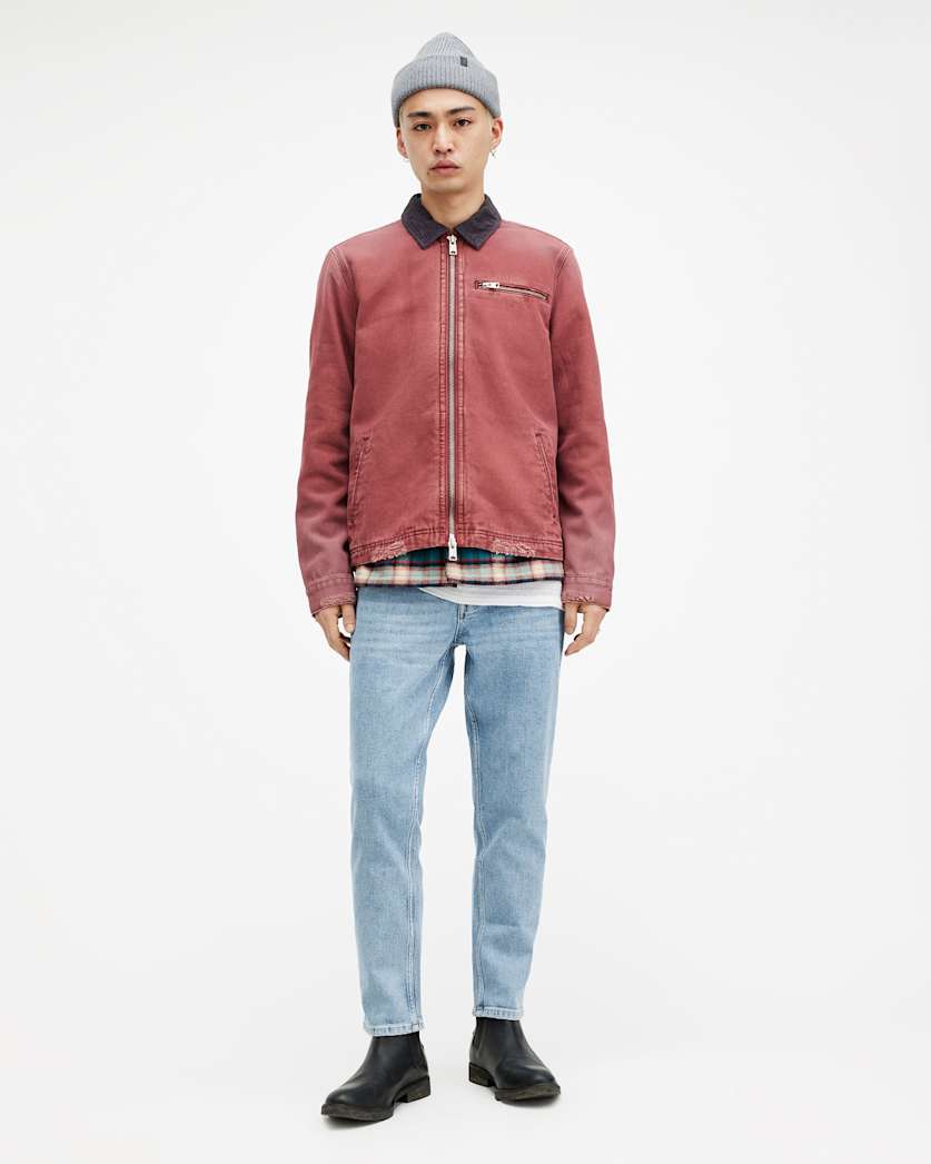 Dean Slim Fit Cropped Denim Jeans