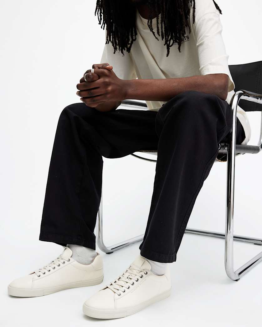 Brody Leather Low Top Trainers