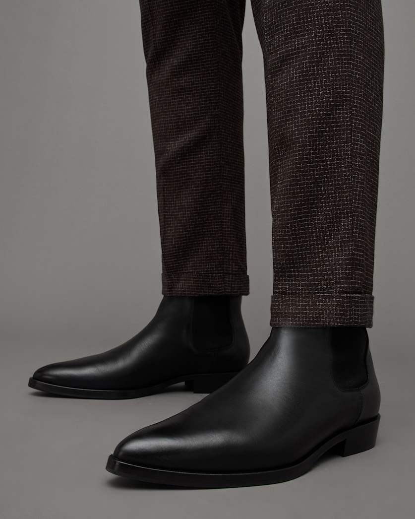 Steam Leather Chelsea Boots