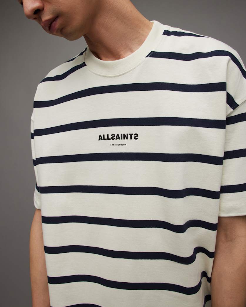Subverse Striped Oversized Crew T-Shirt