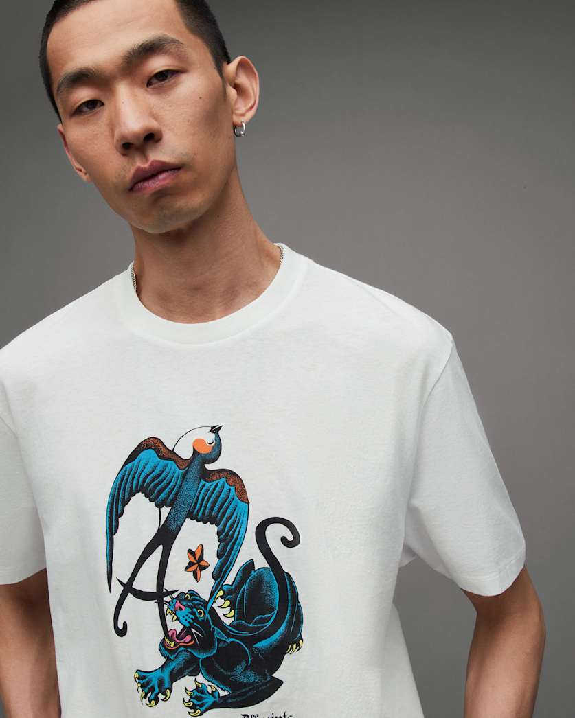 Foe Relaxed Tattoo Crew T-Shirt