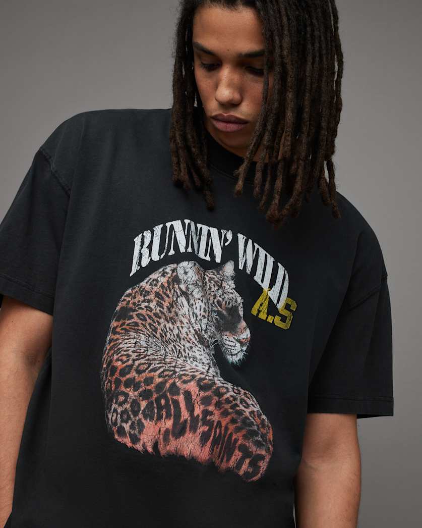Species Leopard Print Oversized T-Shirt