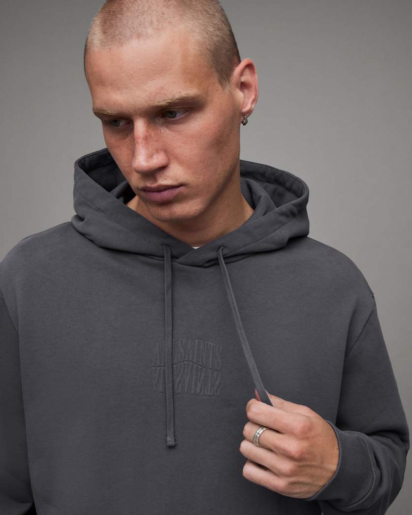 Varden Logo Print Relaxed Fit Hoodie