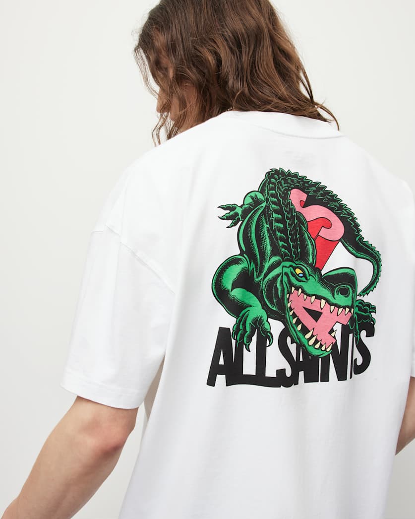 Gator Crew Neck Graphic Print T-Shirt