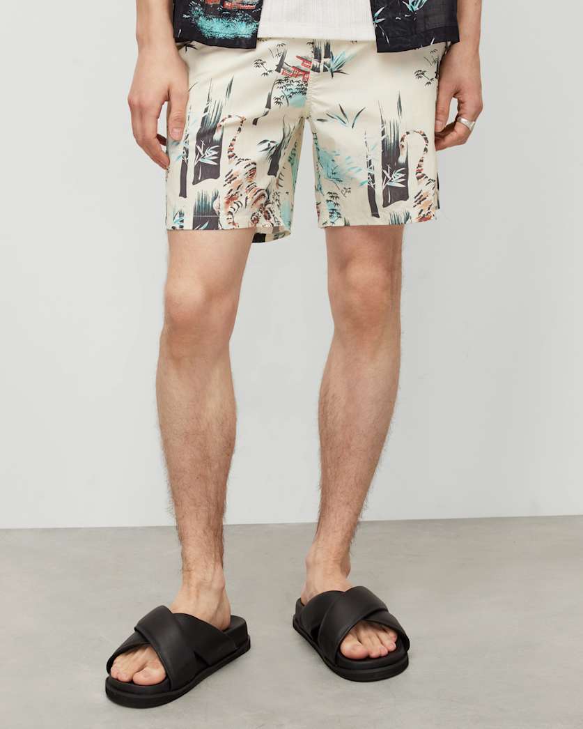 Tagise Tiger Print Swim Shorts