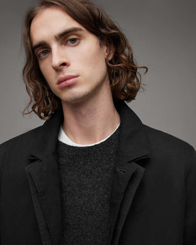 Miles Double Layered Button Up Blazer