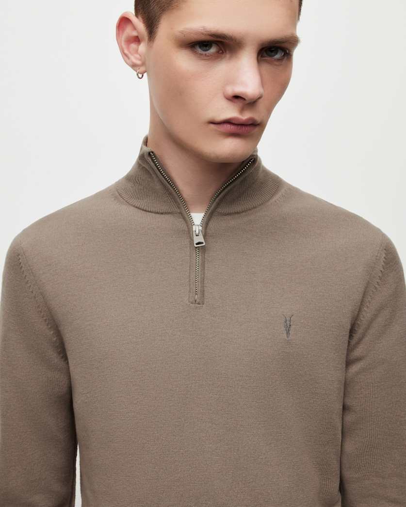 Kilburn Zip Funnel Neck Jumper