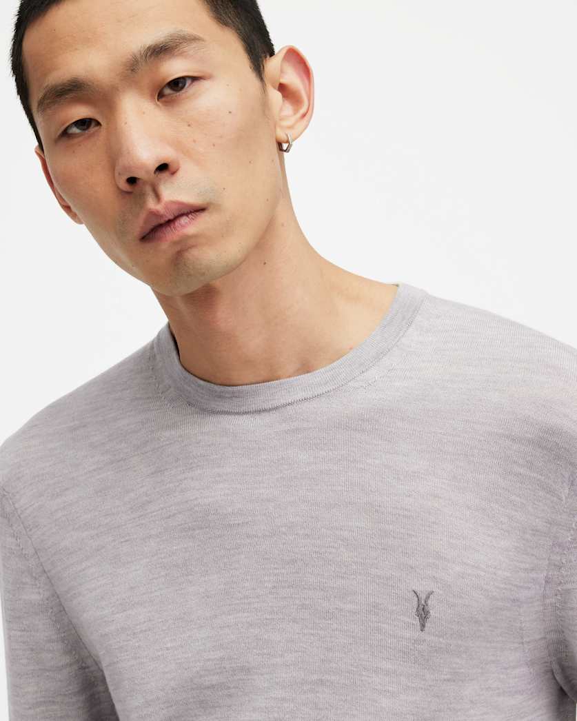 Mode Merino Crew Neck Ramskull Jumper