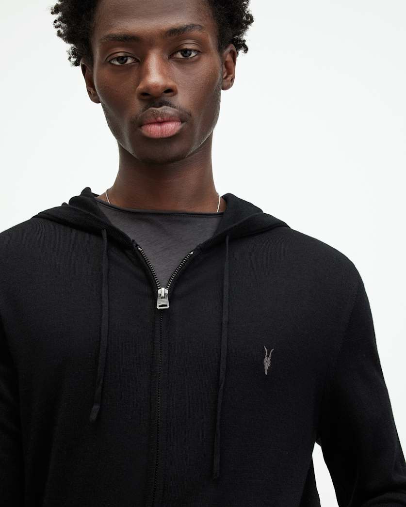 Mode Merino Zip Up Ramskull Hoodie