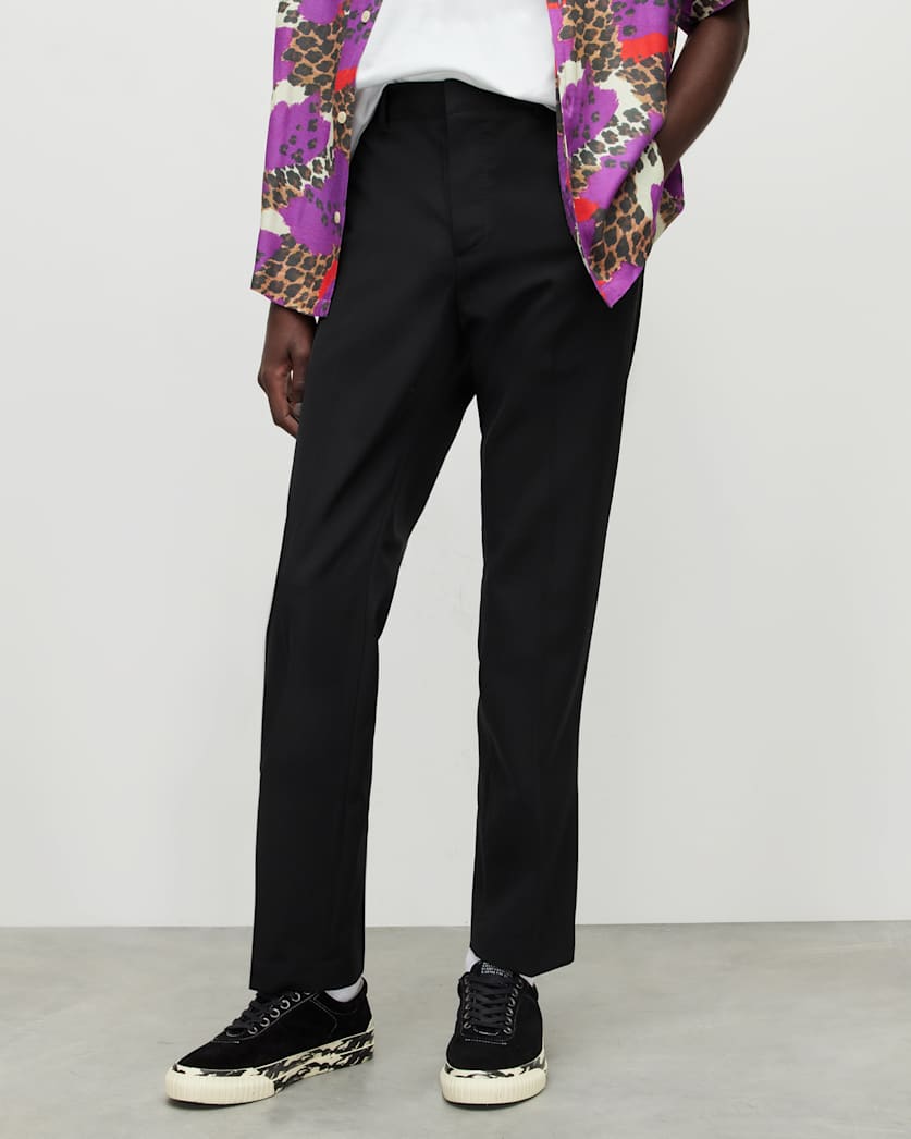 Talia Mid-Rise Straight Fit Trousers