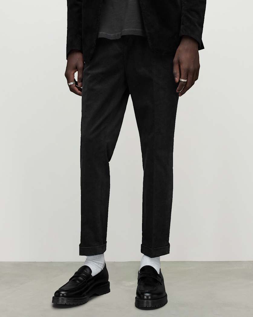 Kiels Mid-Rise Slim Fit Cropped Trousers