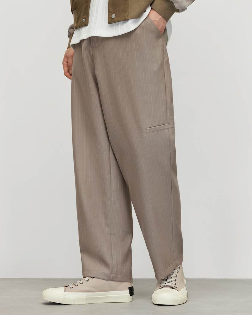 Anaco Straight Leg Pinstripe Trousers