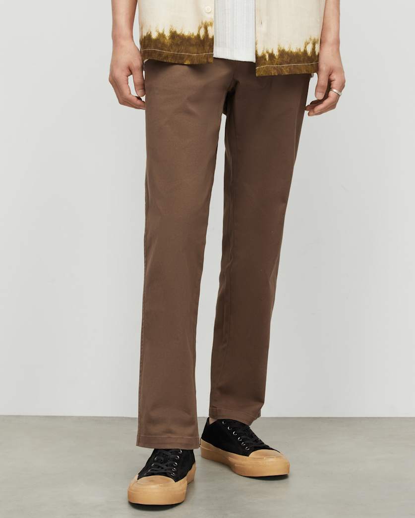 Verne Slim Fit Stretch Chino Trousers