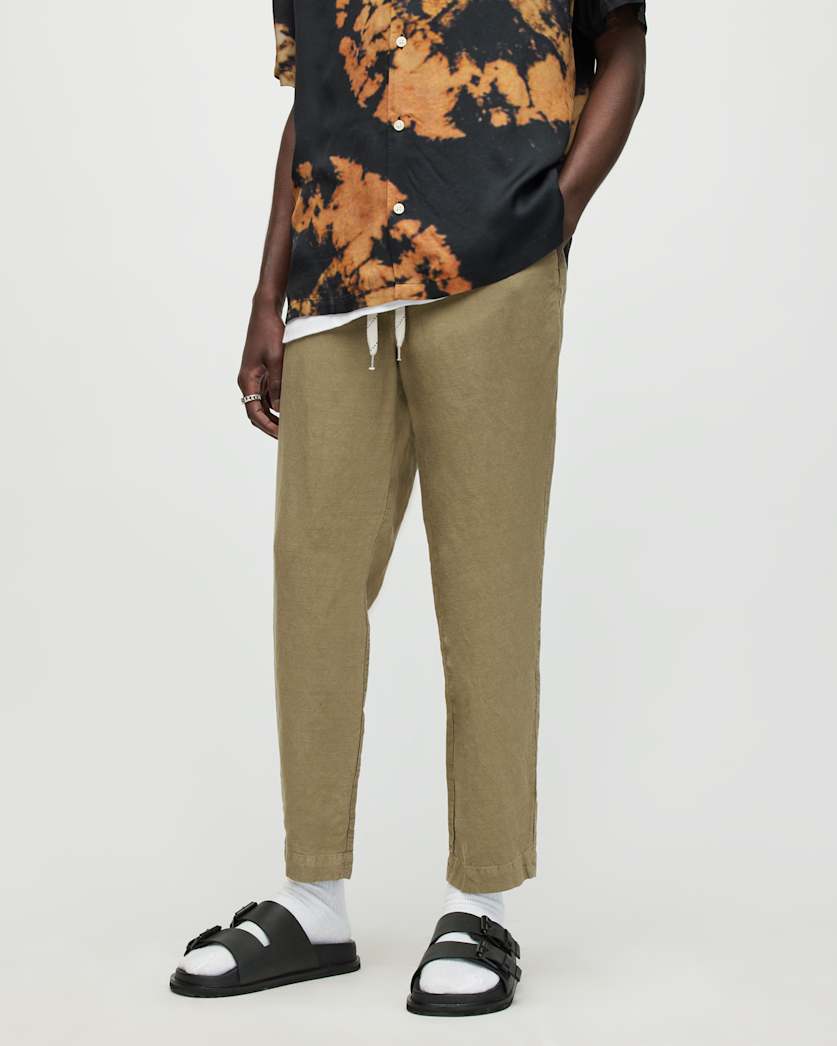 Porto Cropped Slim Trousers