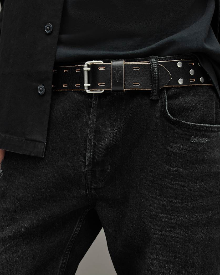 Reign Leather Studded Belt