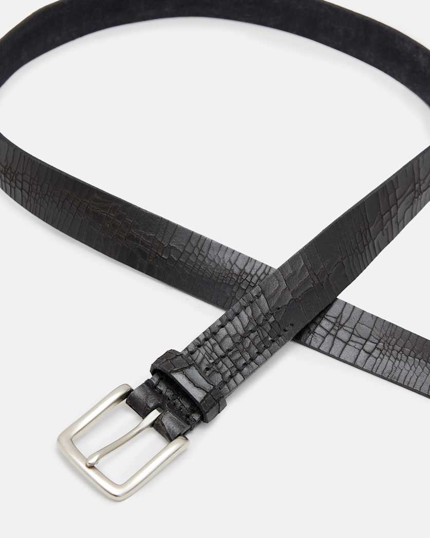 Trevor Textured Leather Belt