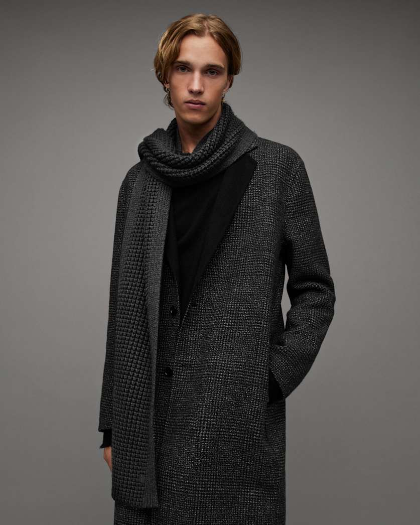 Nevada Ribbed Wool Blend Scarf