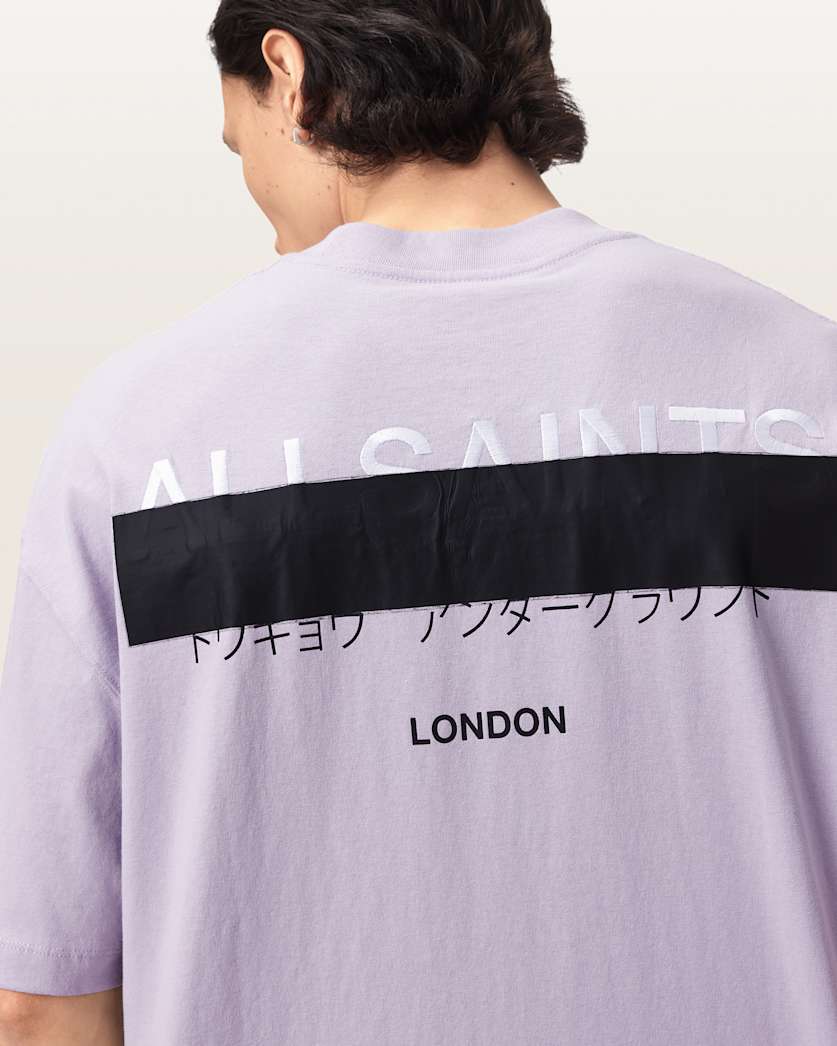 Redact Oversized Embroidered Logo T-Shirt