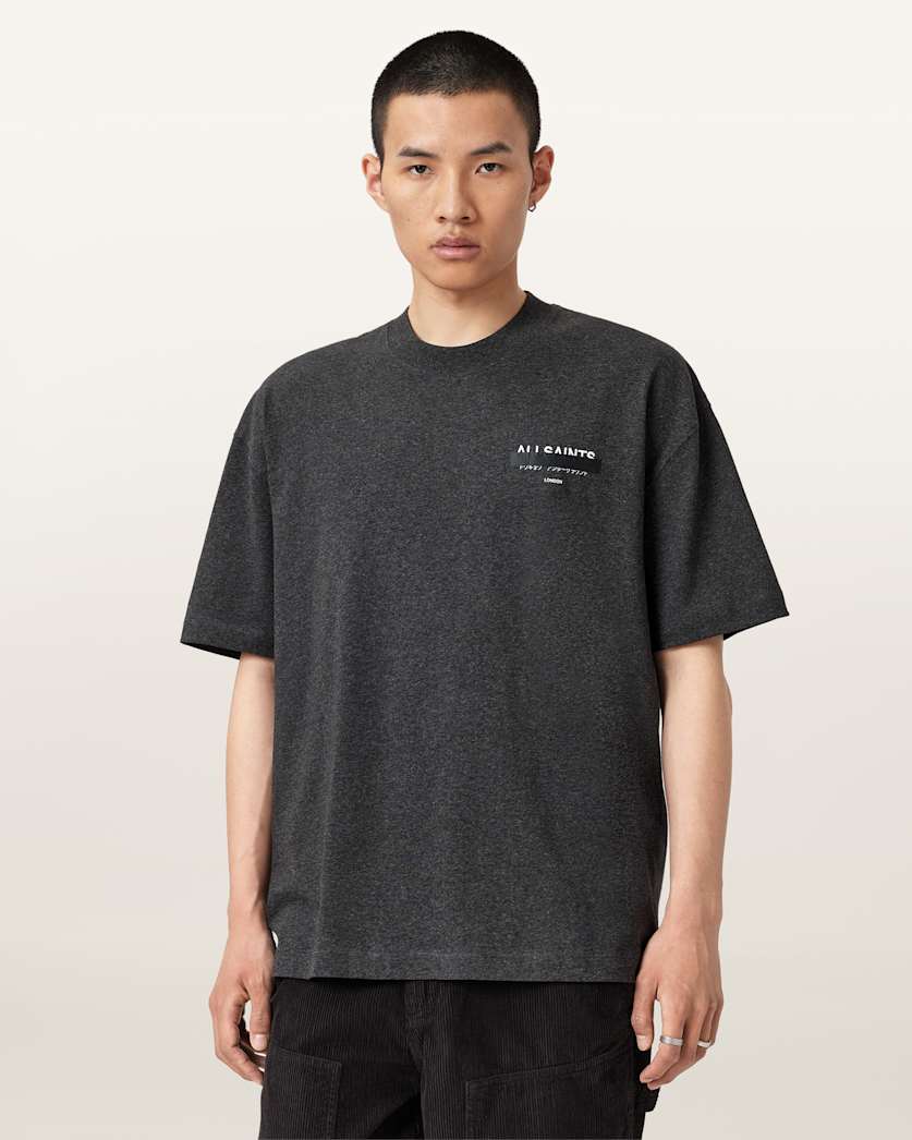 Redact Oversized Embroidered Logo T-Shirt