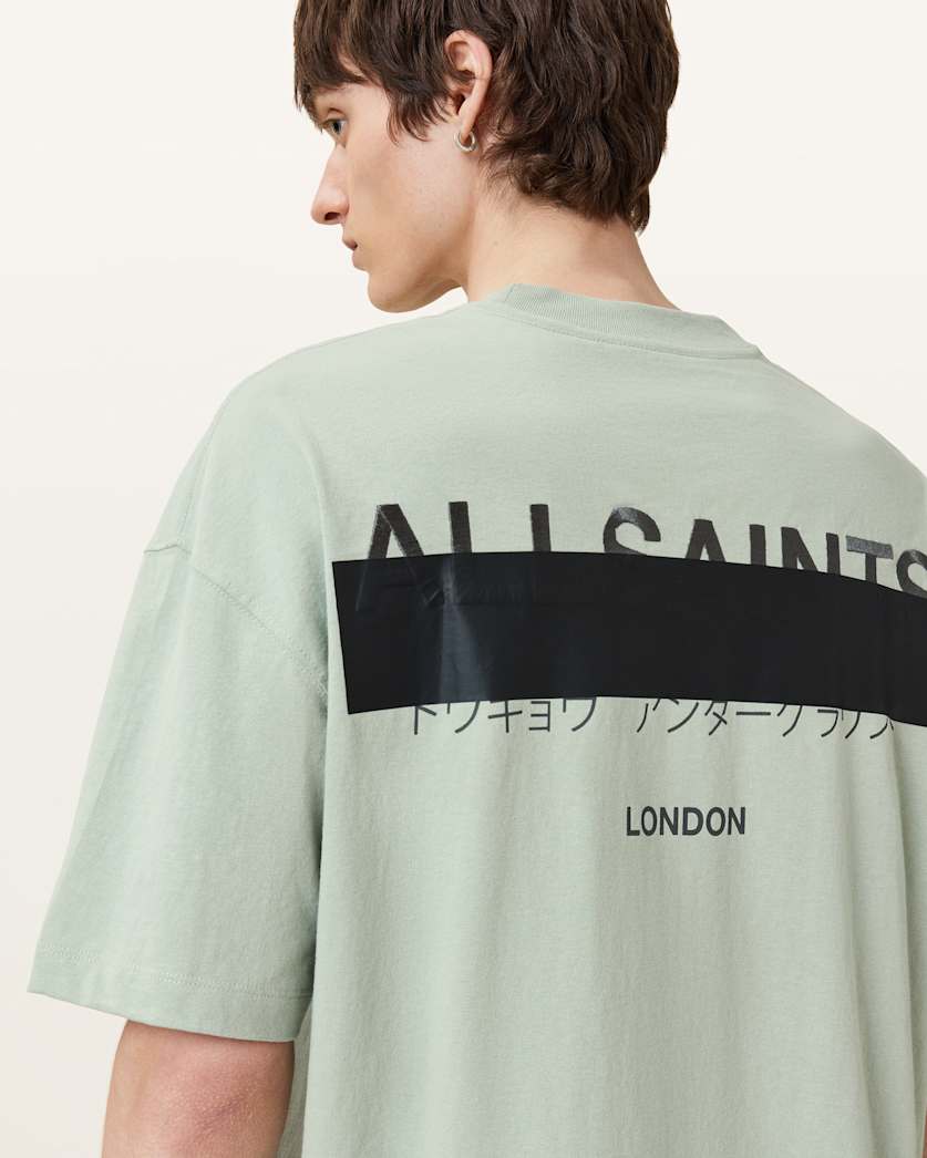 Redact Oversized Embroidered Logo T-Shirt