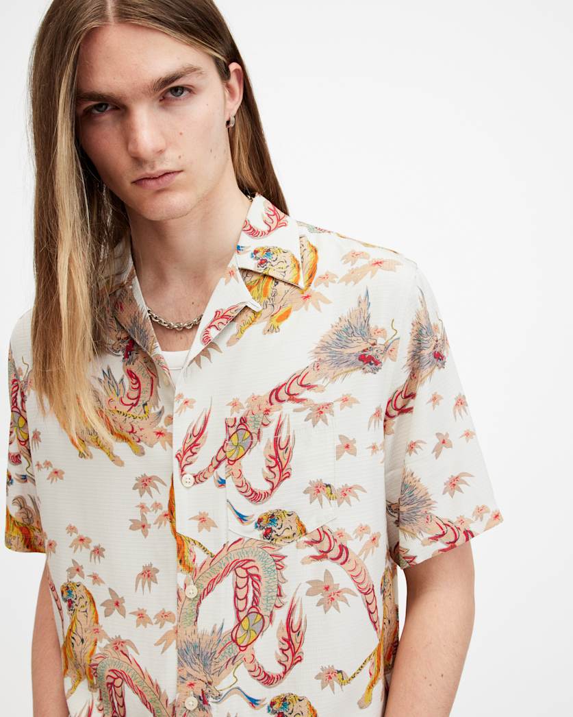 Dragon Relaxed Fit Printed Shirt