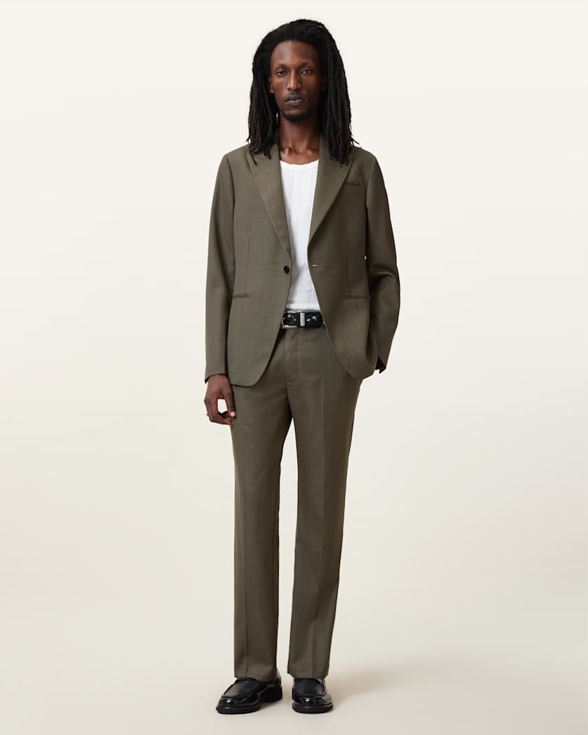 Ward Straight Leg Tailored Trousers